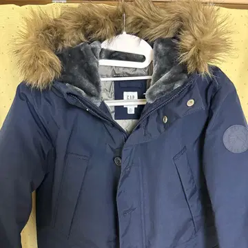 GAP 네이비 다운 자켓 퍼 포함