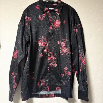 [ JUNRED ] 꽃무늬 긴팔 셔츠