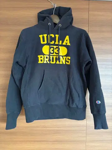 Champion UCLA 후드티 M 네이비(다크 네이비) 빨간색 택