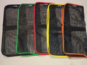 피쉬 프로텍트 백 5매 블랙 그린 레드 옐로우 오렌지