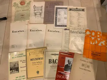 알칸, 호르스트, 바흐, 이베르, 드보르자크 외 피아노 악보