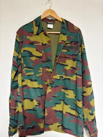 SEYNTEX 밀리터리 자켓 L 사이즈 벨기에 제 카모플라쥬