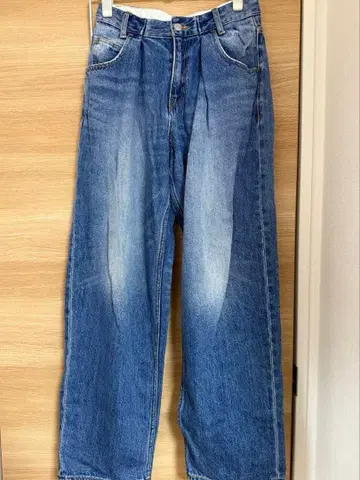 x-girl 엑스걸 와이드 테이퍼드 데님 팬츠