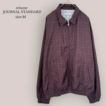 relume JOURNAL STANDARD 블루종 점퍼 올 패턴 남성용
