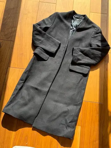 [ SHIPS ] 쉽스 네이비 노카라 코트 체스터 코트