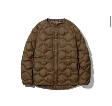 유니클로 x 화이트 마운티니어링 울트라 라이트 다운 브라운