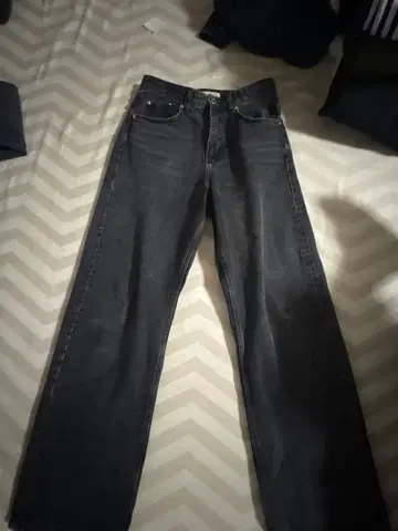 ZARA 블랙 데님 청바지 EUR36 USA28 M 사이즈