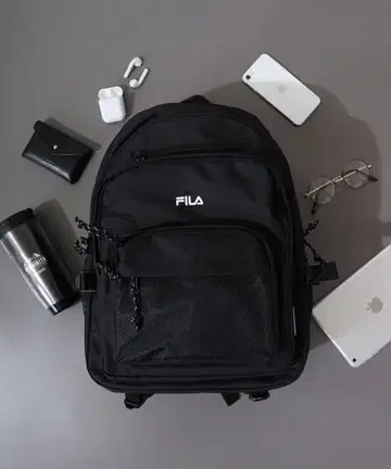 FILA 롤 라운드 D 팩 블랙 x 블랙