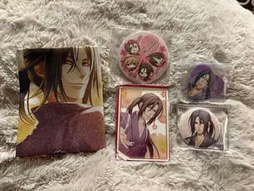 박앵귀 히지카타 토시조 캔뱃지 아크릴 스탠드 천 포스터 5종 세트