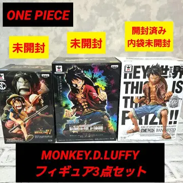 원피스 루피 피규어 3종 세트 색채왕 조형왕 KOA 미개봉 봉투 미개봉