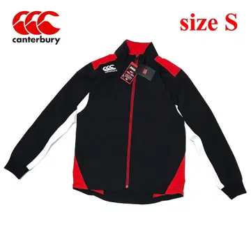 새상품 캔터베리 S 사이즈 플래틱스 자켓 블랙 레드