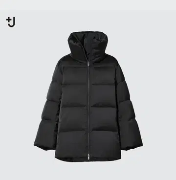 +J 블랙 다운 자켓 S 사이즈