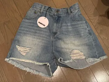 PUNYUS 숏 팬츠 데님 & 데미지 데님 팬츠