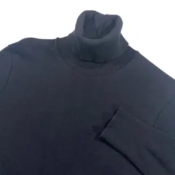 GICIPI 지치피 터틀넥 코튼 니트 1 S 블랙 여성용