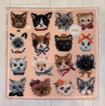 새상품 미사용 러브리 바이 페이러 프리티 캣츠 손수건