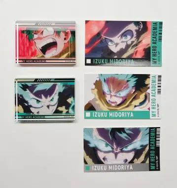 히로아카 미도리야 이즈쿠 아크릴 블록 컬렉션 메모리 컷 스티커