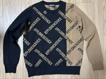 EFFLORESCENCE 로고 프린트 니트 M