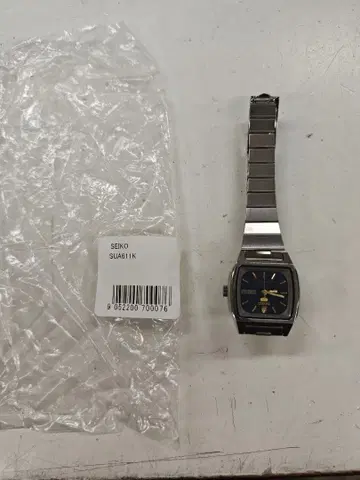 미사용품 SEIKO5 여성용 자동 손목시계 SUA611K 실버