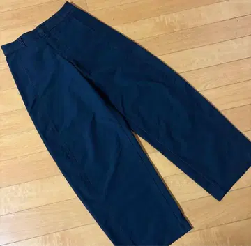 UNIQLO 저지 배럴 레그 팬츠 (긴 길이)