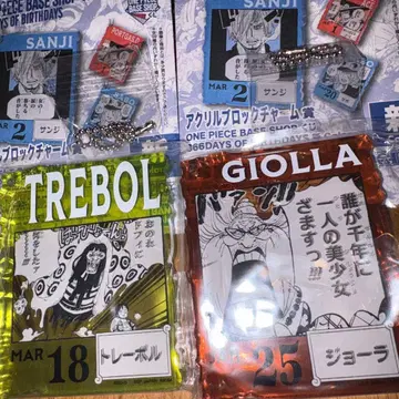 ONE PIECE 아크릴 키링 세트