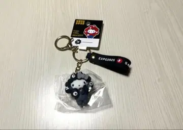 [ 박람회 한정판 ] 블랙 미야쿠미야쿠 키티 입체 마스코트 키링