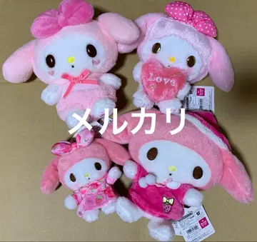 산리오 마이멜로디 봉제 인형 4점