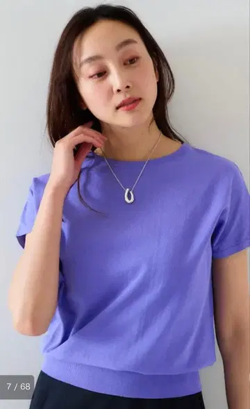 UNTITLED 니트 반팔