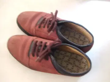 BALLY 레드 스웨이드 캐주얼 슈즈