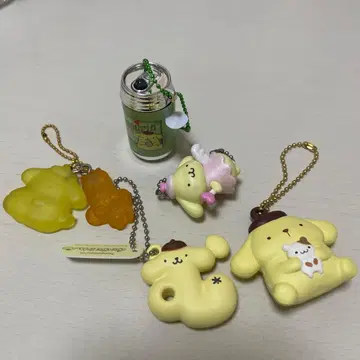 폼폼푸딩 키링 5개 세트