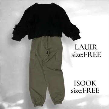 [ 코디 세트 ] 성숙 캐주얼 카고 팬츠 묶음 판매 여성용