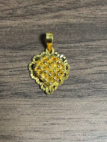 앤티크 20K 골드 탑 골드 참