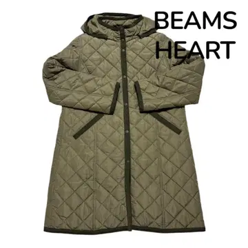 빔즈하트 퀼팅 코트 M 사이즈 카키