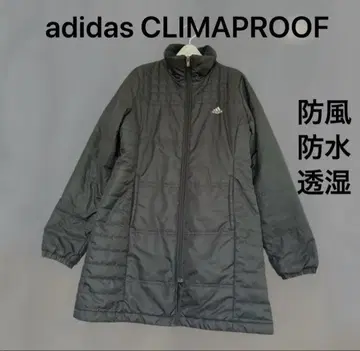 adidas CLIMAPROOF 클라이마프루프 충전솜 롱 코트 블랙
