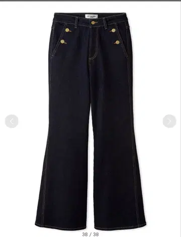 릴리 브라운 스트레치 플레어 데님 팬츠