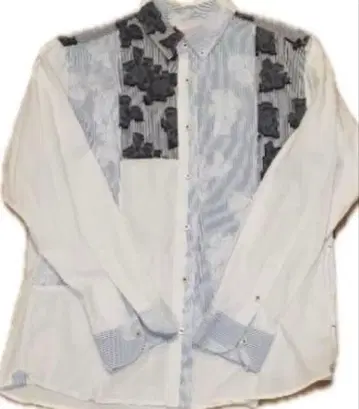 셔츠 KAWATANI shirt 패치워크 L