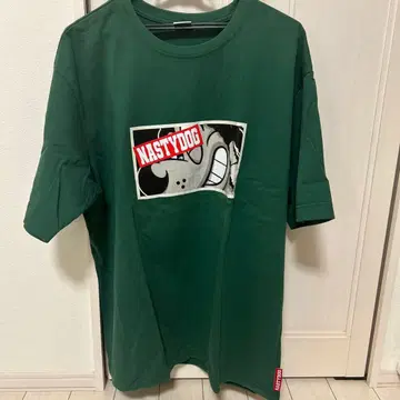 NASTYDOG T셔츠 2장 세트 그린 블랙