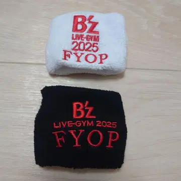 B'z FYOP 리스트 밴드 화이트 블랙
