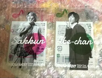 Snow Man ON 아베 료헤이 사쿠마 다이스케 클리어 스티커