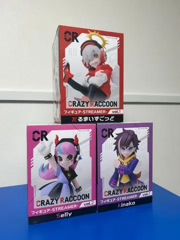 CrazyRaccoon GiGO 한정판 피규어 3종 세트