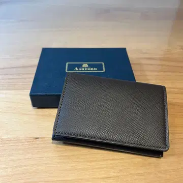 [ 미사용 새상품 ] ASHFORD 베스티 티 명함지갑 브라운