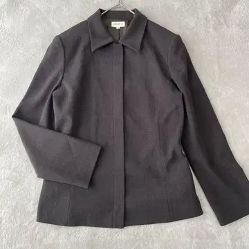 타키효 여성 자켓 포멀 다크 브라운 앞 지퍼 9R/M