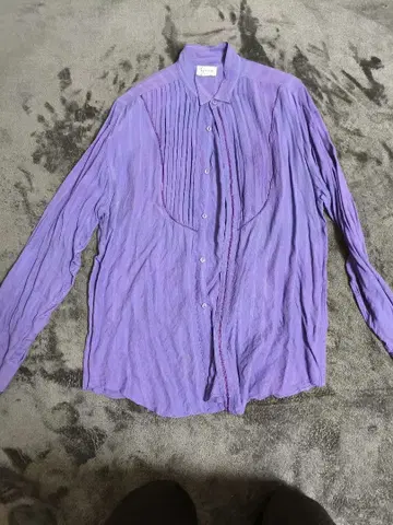 ficce 퍼플 긴팔 셔츠 M