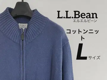 L.L.Bean 엘엘빈 집업 코튼 니트 면 L 사이즈