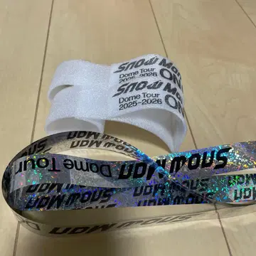 Snow Man 음표 은색 테이프