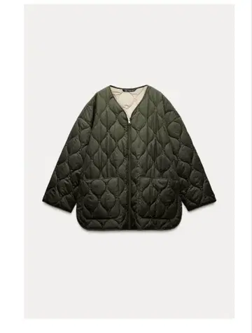 ZARA 발수 가공 오버 사이즈 퀼팅 자켓