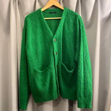 CPCM 그린 컬러 가디건 버튼 포함