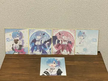 리제로 렘 라무 색지 세트