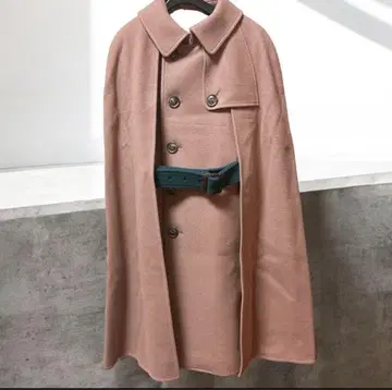 REDYAZEL 레이디 아젤 울 케이프 코트 카멜