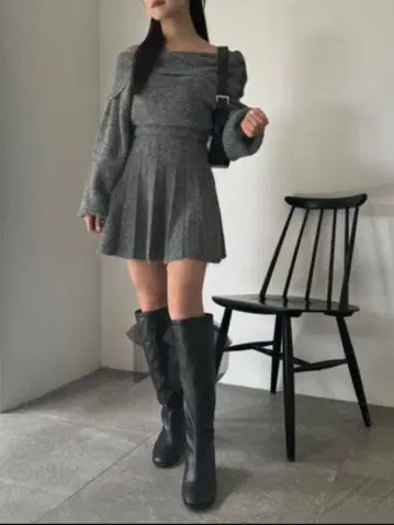 새상품 one after another NICE CLAUP 롱 부츠 M