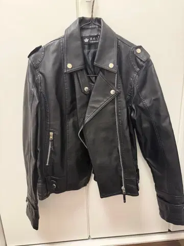 가죽 라이더 자켓 블랙